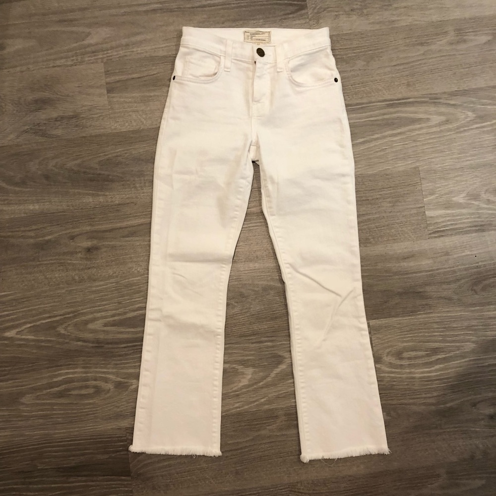 NEVER WORN Current Elliot Crop and Flare Jean